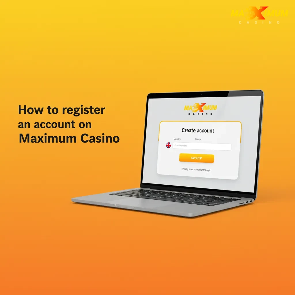 How to register at Maximum Casino: Join Now, add email/password, set preferences, verify email/phone, complete KYC.