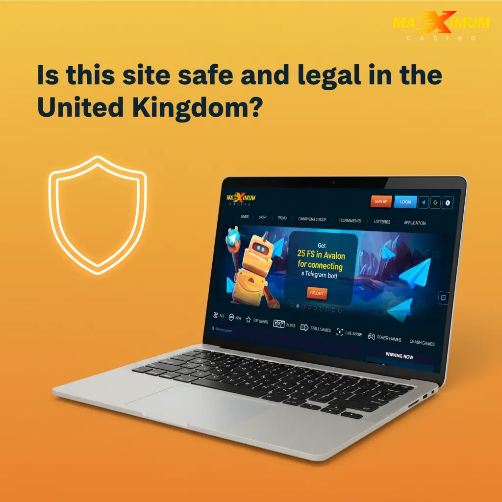 Webpage on UK site safety and legality with encryption, privacy, KYC/AML, licence badge, and safer gambling links in footer.