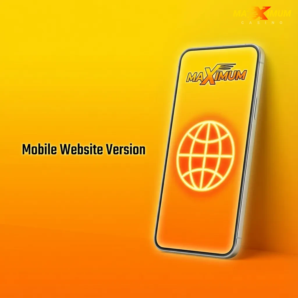 Mobile-optimized betting website displayed on smartphone, showing casino games and betting options accessible via browser